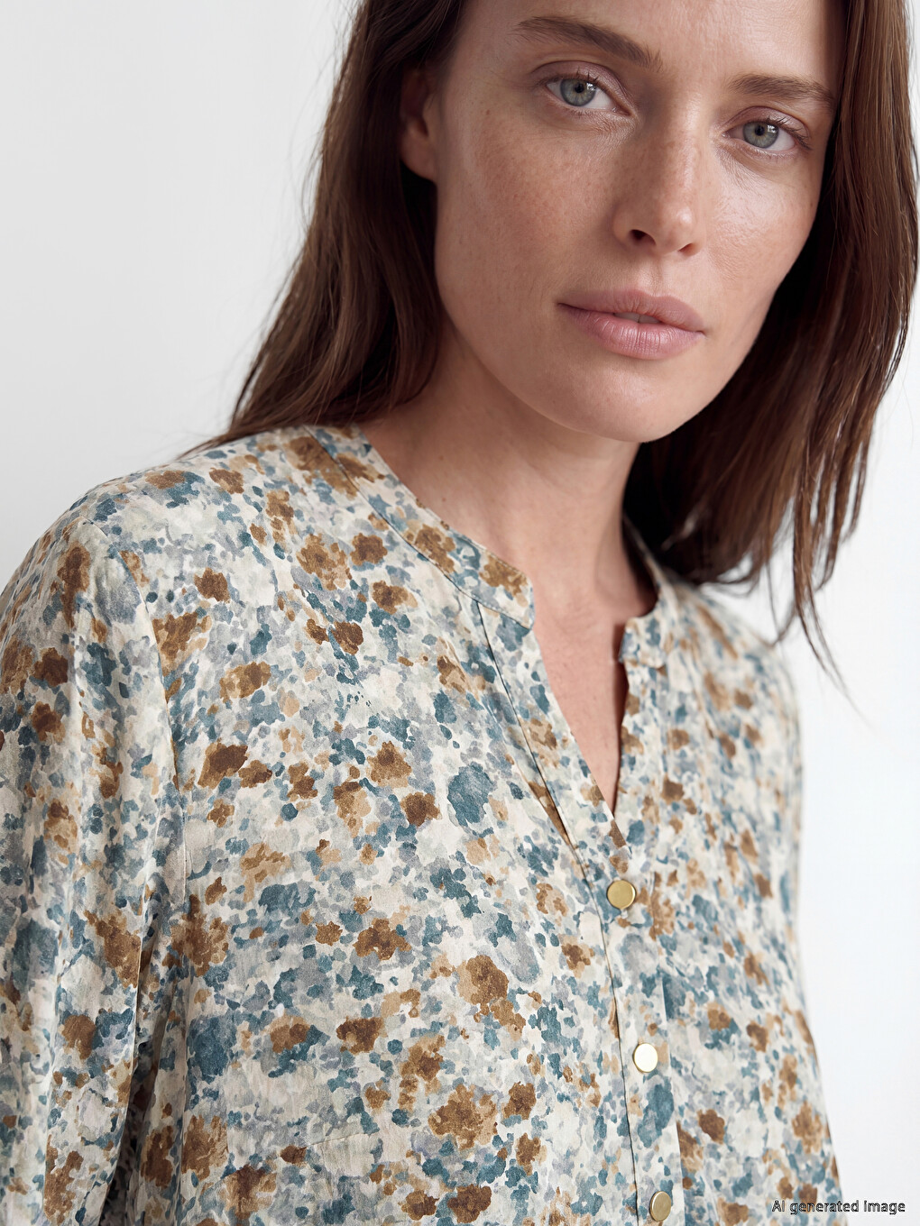 Notch Neck A-Line Dress-2