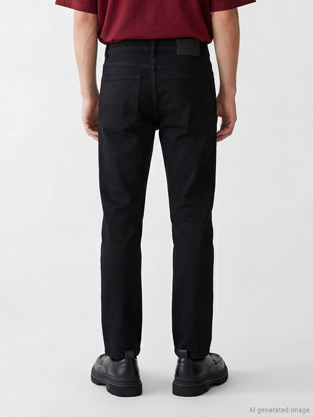 Siyah 779 Regular Fit Erkek Jean Pantolon-3