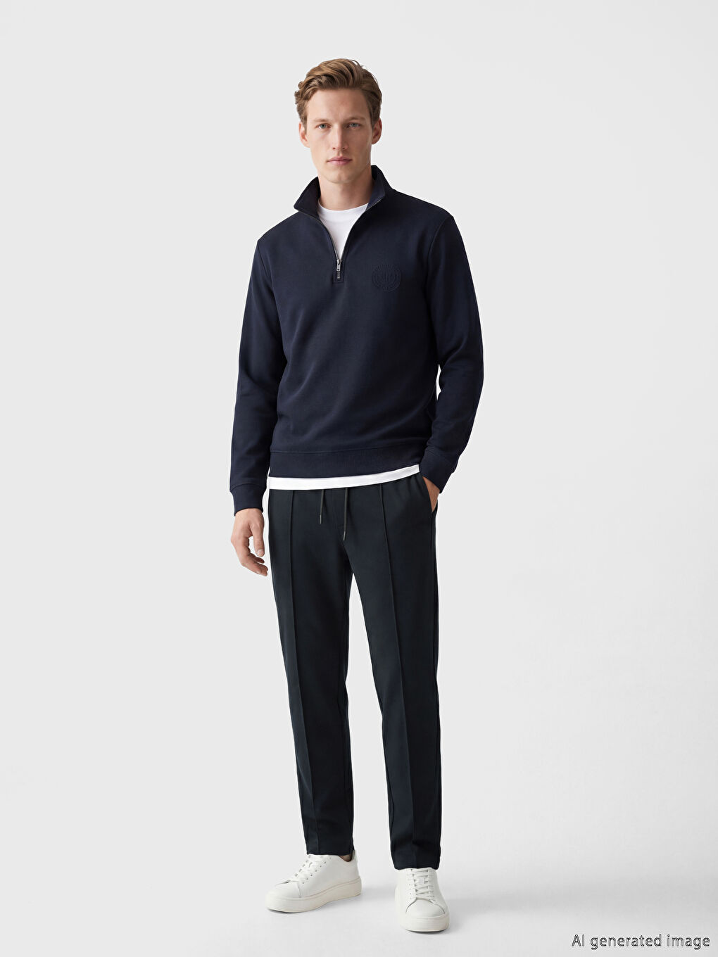 Antrasit Standart Kalıp Erkek Eşofman Altı