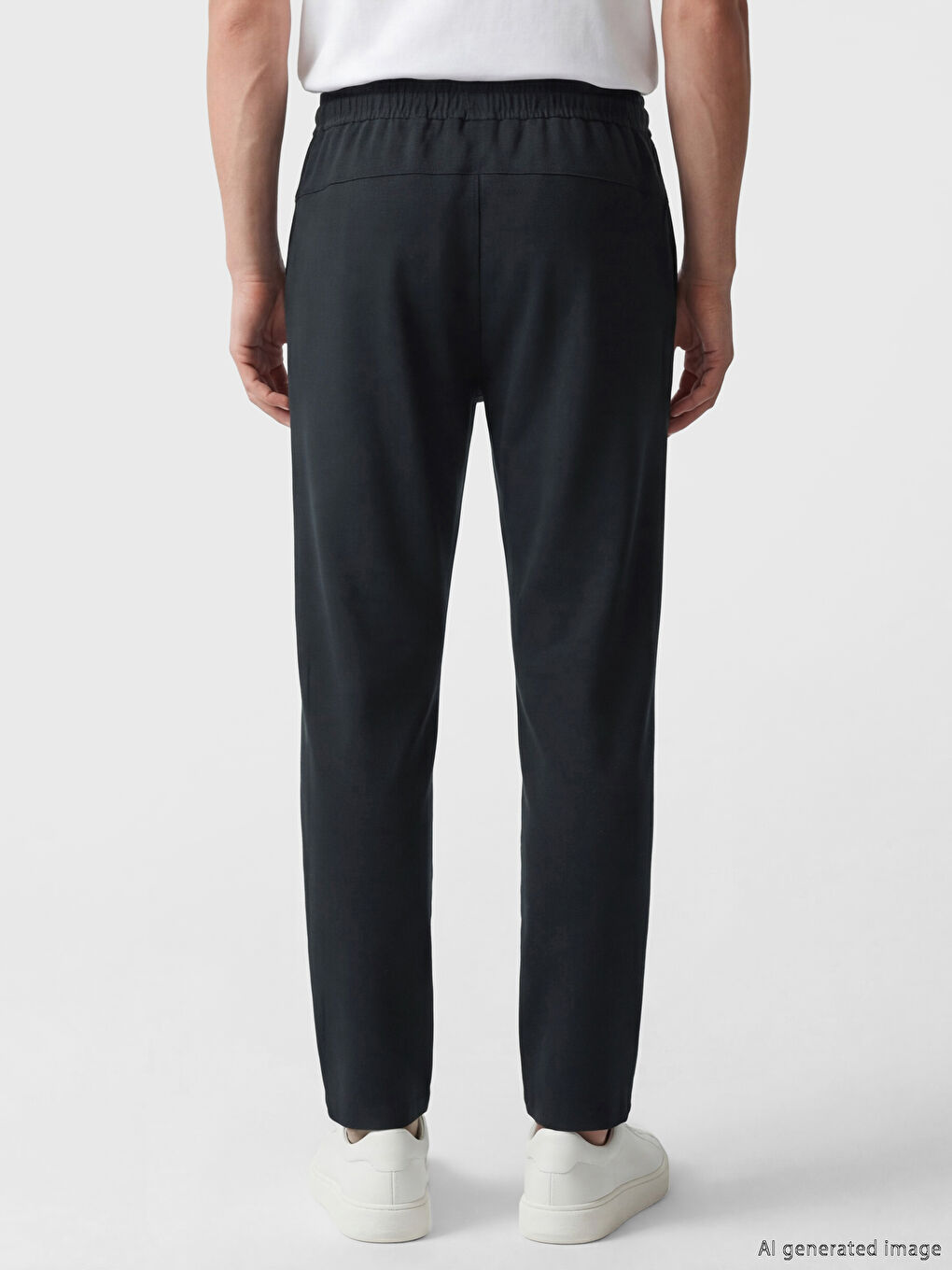 Antrasit Standart Kalıp Erkek Eşofman Altı-2