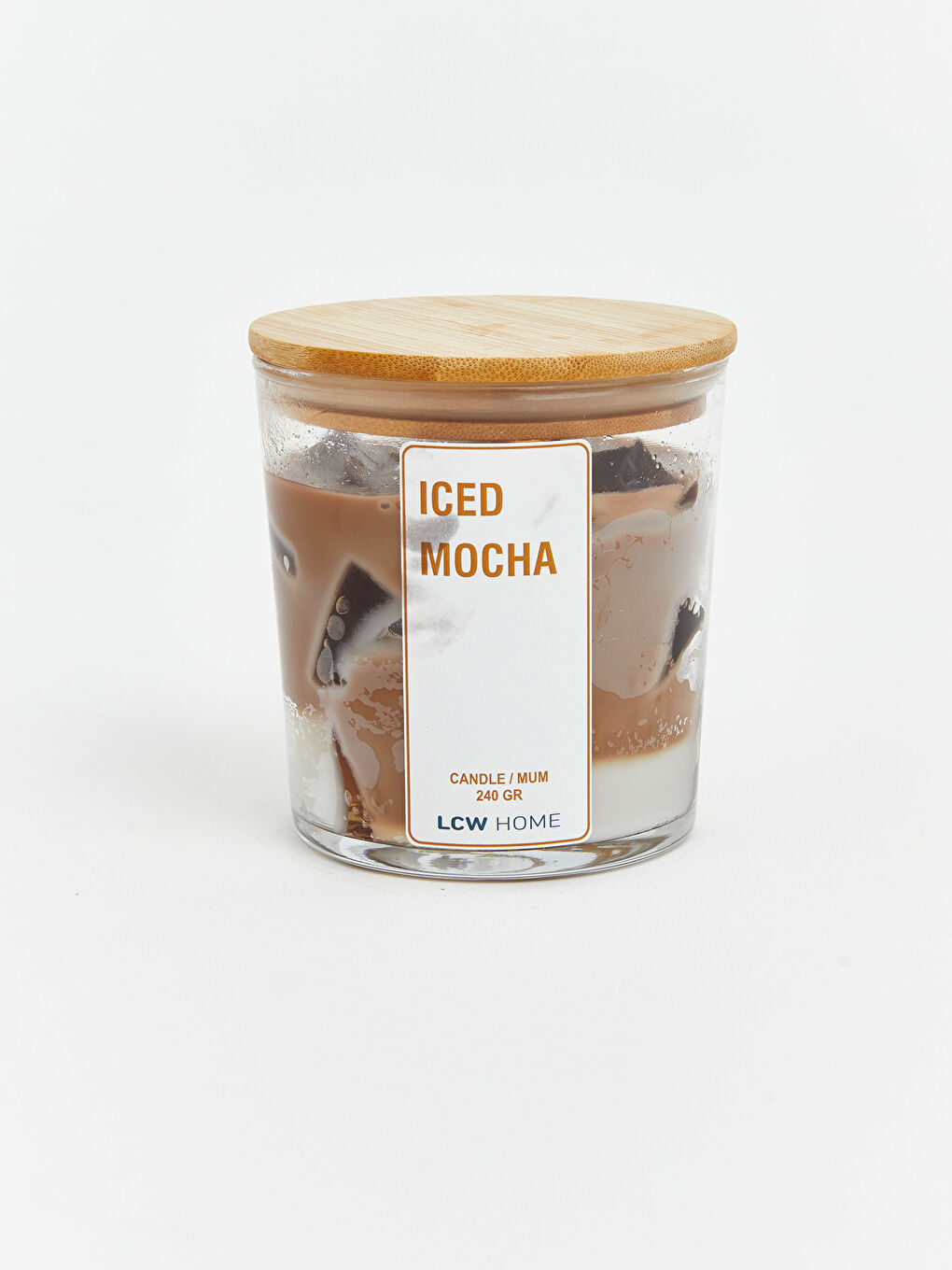 Karışık Mocha Kokulu Bardak Mum 240 g-1