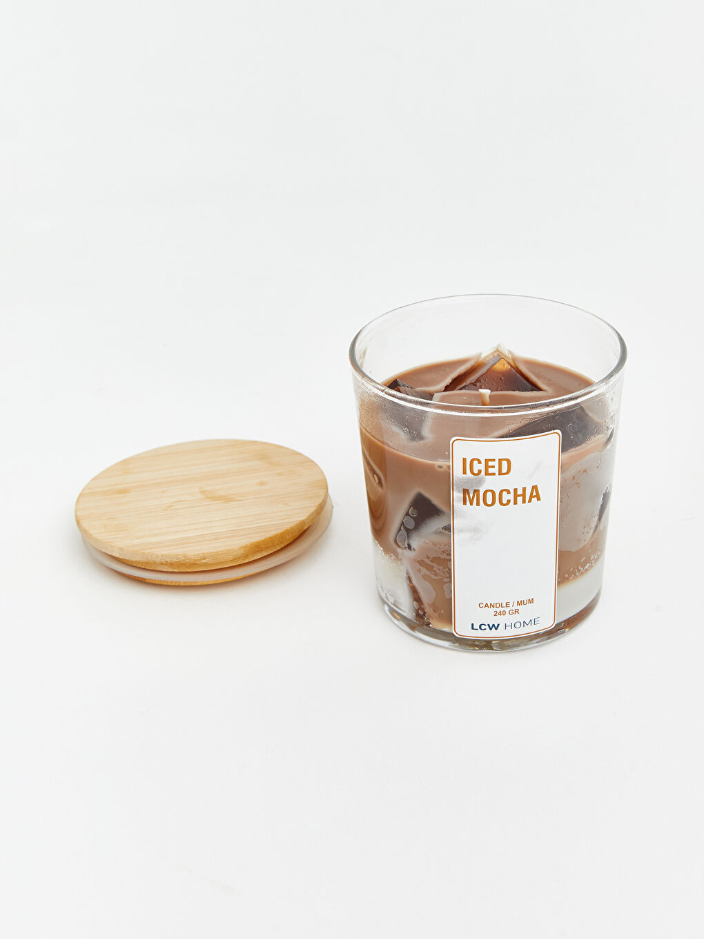 Karışık Mocha Kokulu Bardak Mum 240 g-3