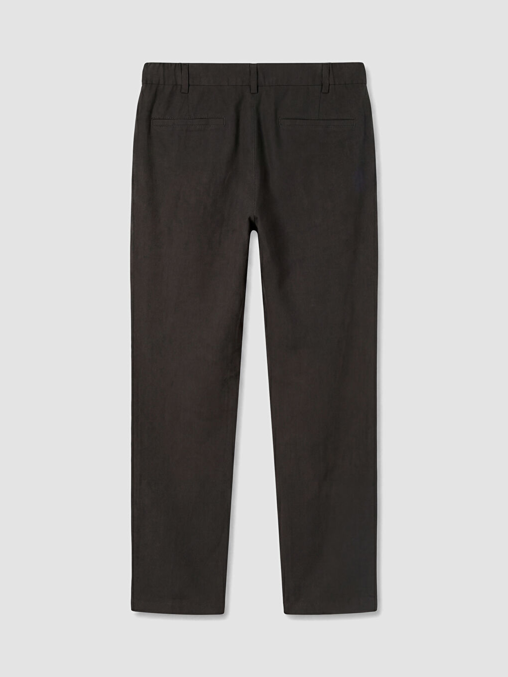 Kahverengi Regular Fit %100 Keten Erkek Pantolon-2