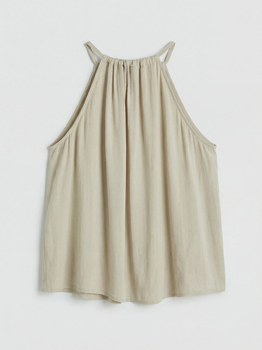 Halter Neck Ruched Blouse-5