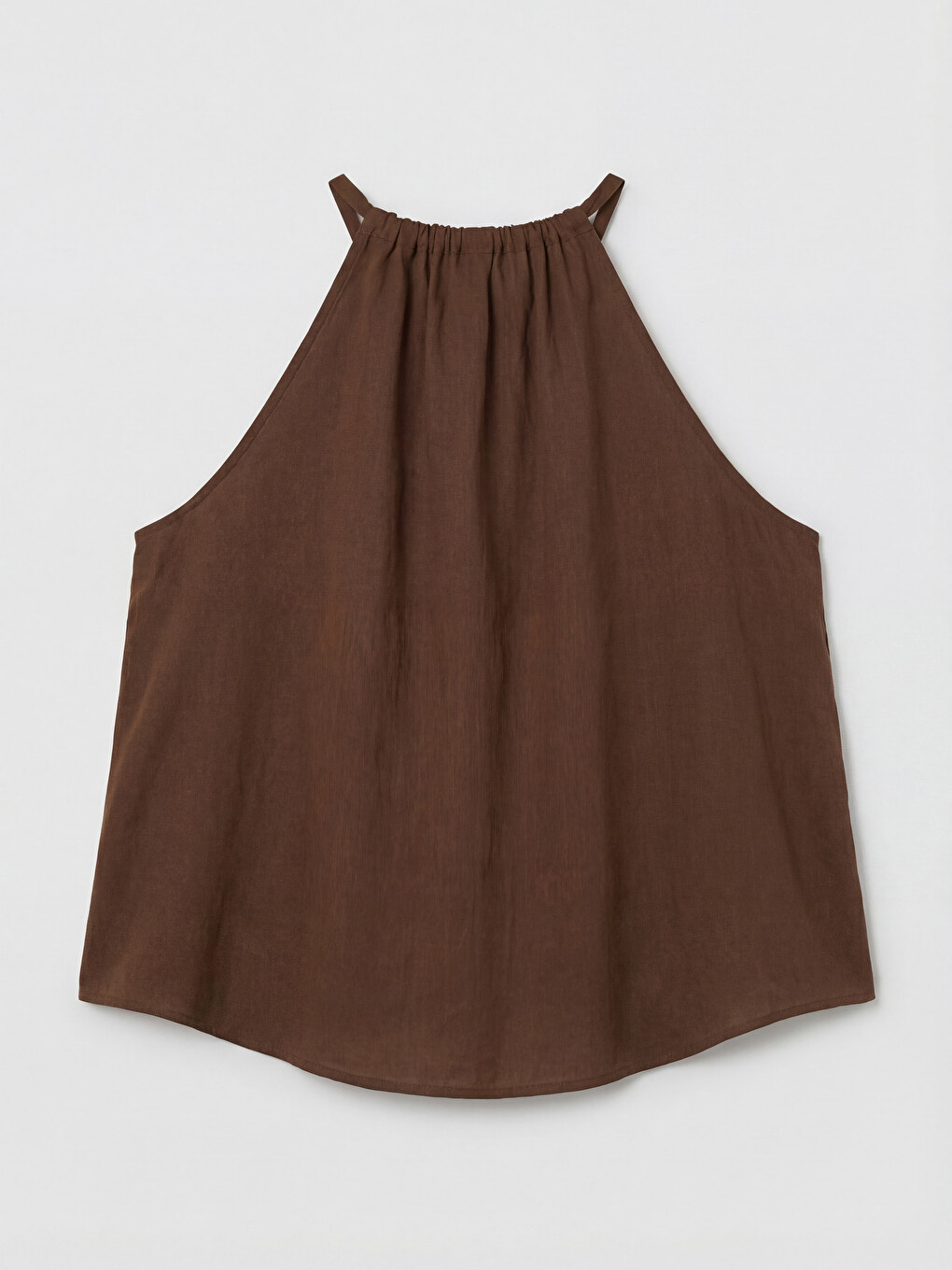Halter Neck Ruched Blouse-5