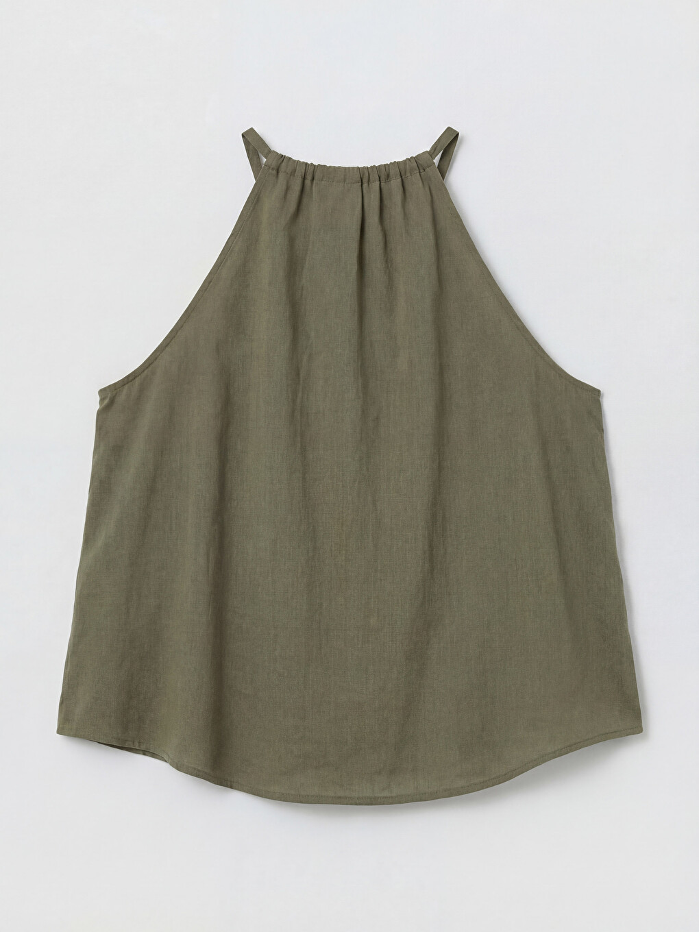 Halter Neck Ruched Blouse-5