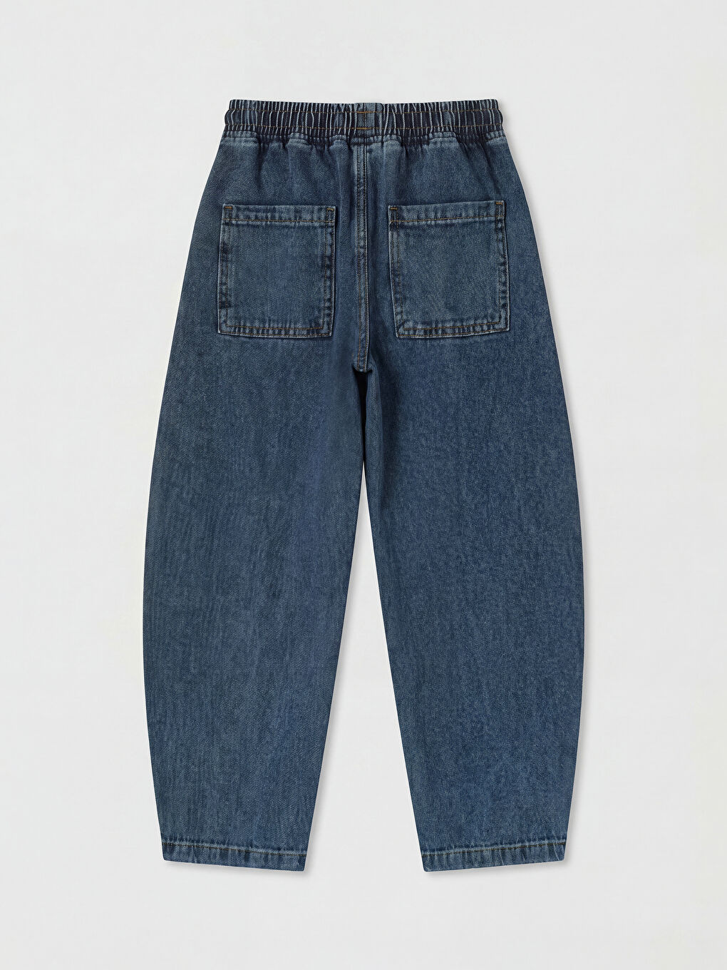 İndigo Barrel Fit Erkek Çocuk Jean Pantolon-1