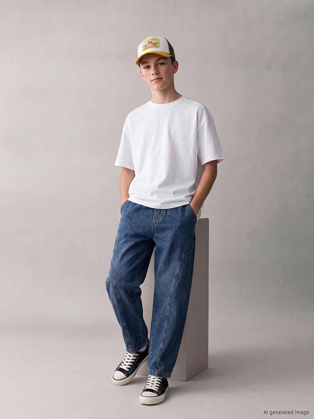 Barrel Fit Boys' Jeans
