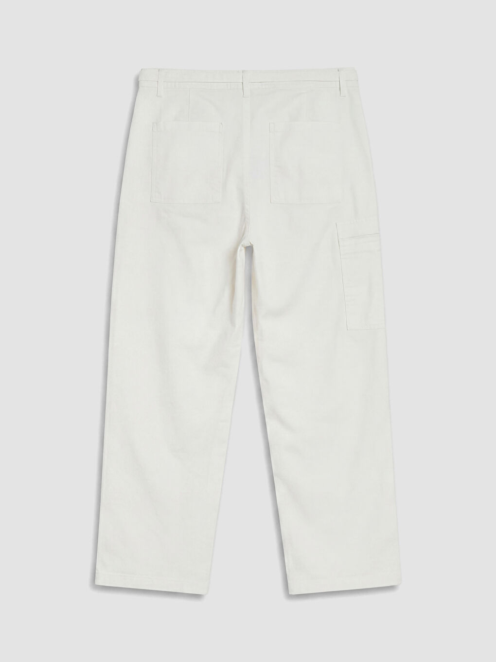 Ekru Regular Fit Poplin Erkek Pantolon-2