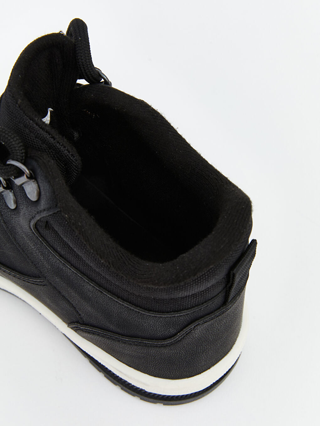 Siyah Süet Görünümlü Bilek Boy Erkek Çocuk Spor Ayakkabı-5