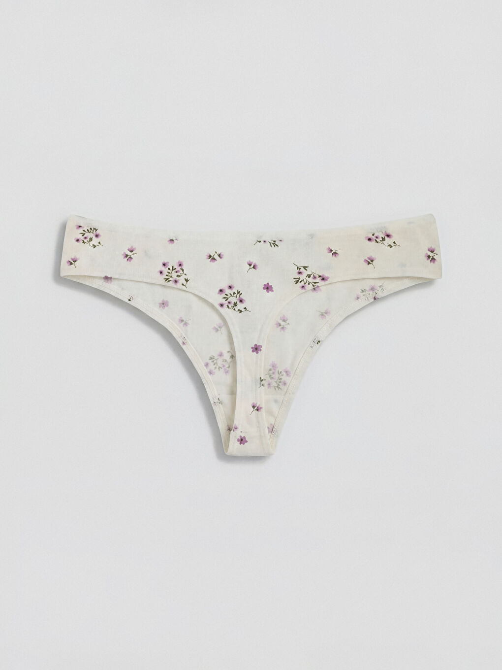 Pembe Desenli Tanga Külot 3'lü-3