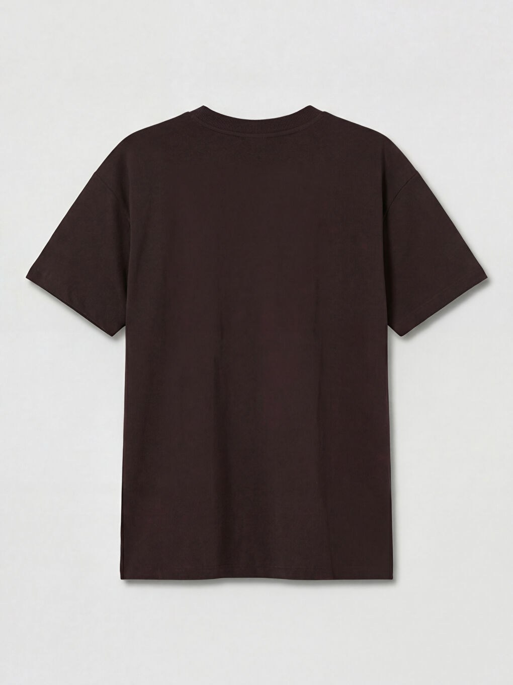 Kahverengi Bisiklet Yaka Nakışlı Bluz-1