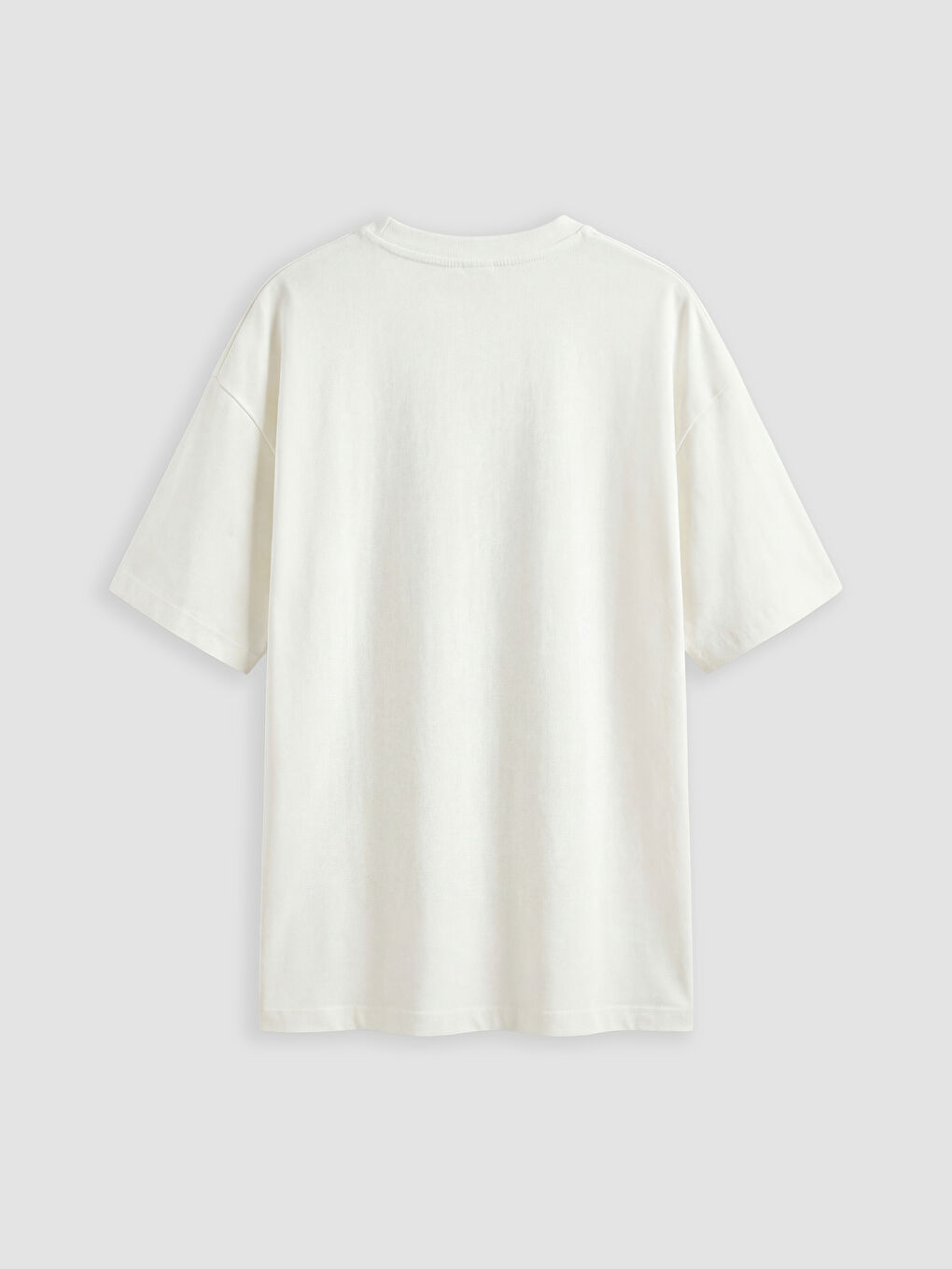 Ekru Baskılı Kız Çocuk Tişört-1