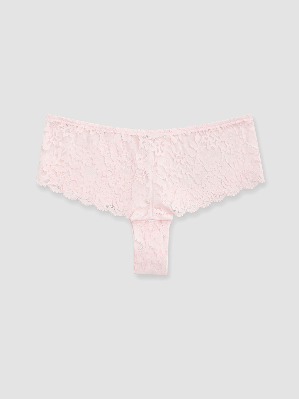 Pembe Dantelli Boxer Külot-1