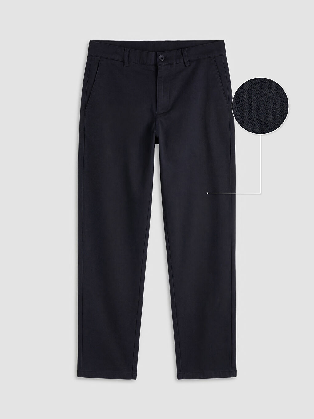 Lacivert Slim Fit Gabardin Erkek Pantolon