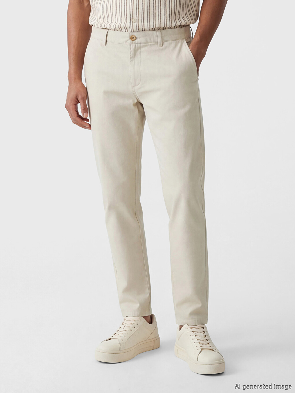 Slim Fit Men's Trousers-1