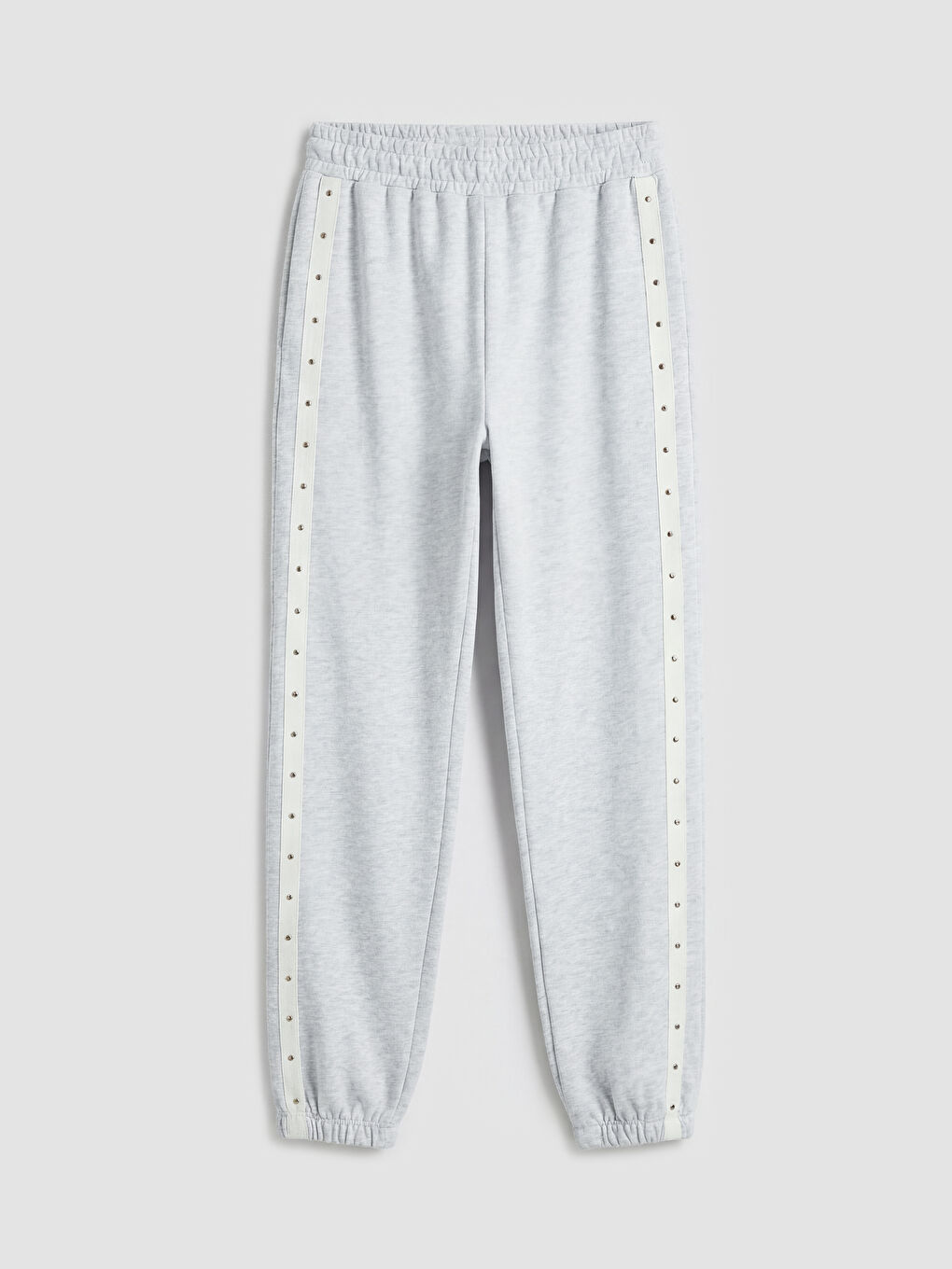 Gri Kız Çocuk Kalın Jogger Eşofman Altı