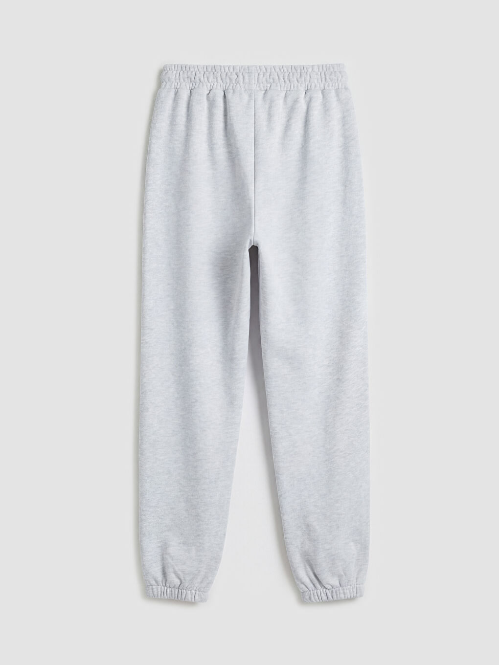 Gri Kız Çocuk Kalın Jogger Eşofman Altı-1