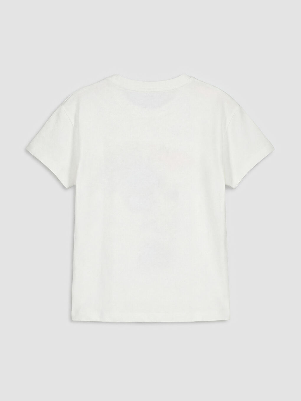 Ekru Minnie Mouse Baskılı Kız Çocuk Tişört-1