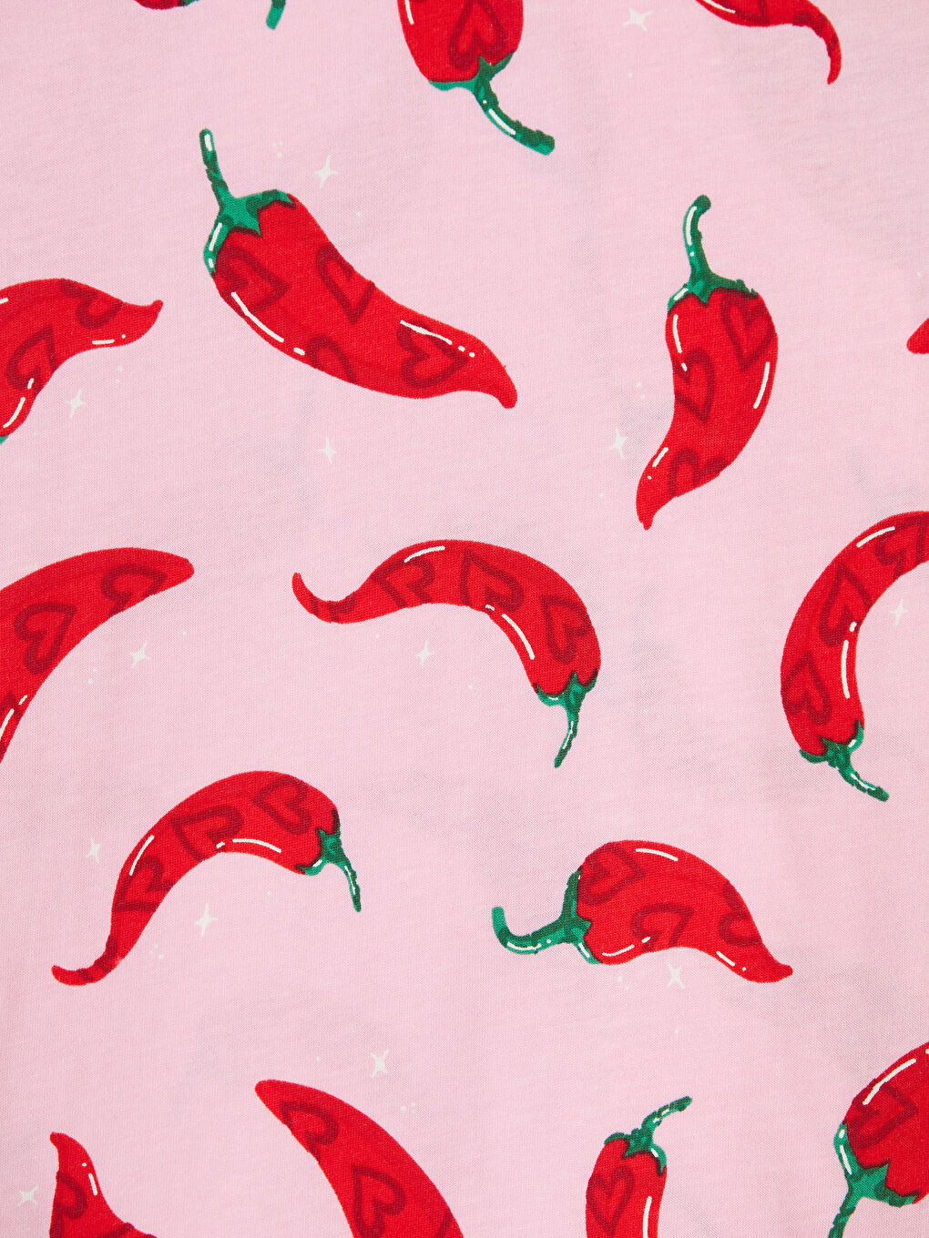 Pembe Gömlek Yaka Kadın Şortlu Pijama Takımı-5