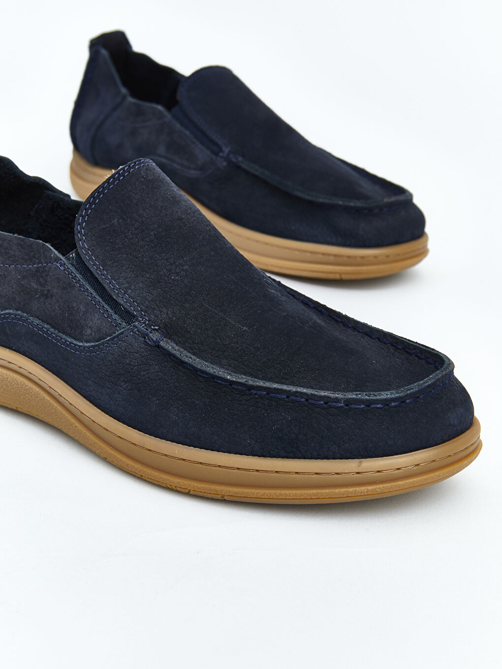 Lacivert Süet Görünümlü Erkek Espadril-2