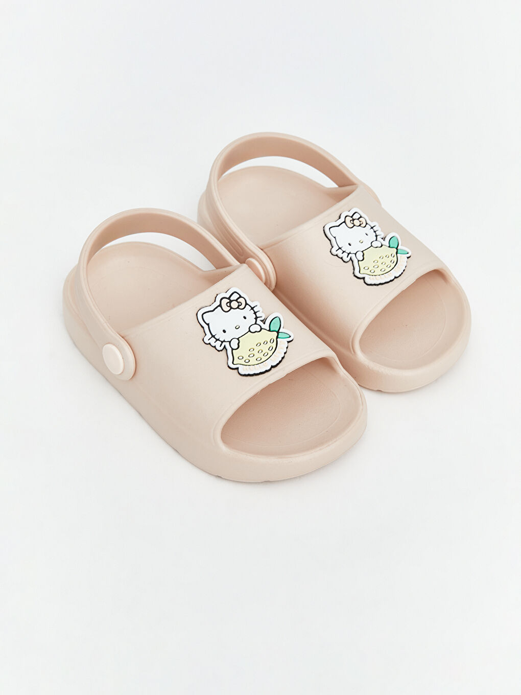 Pembe Hello Kitty Baskılı Kız Çocuk Terlik