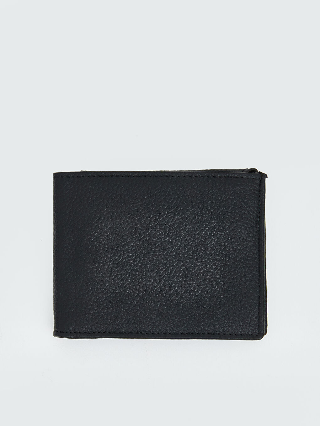 Siyah Deri Görünümlü Erkek Cüzdan