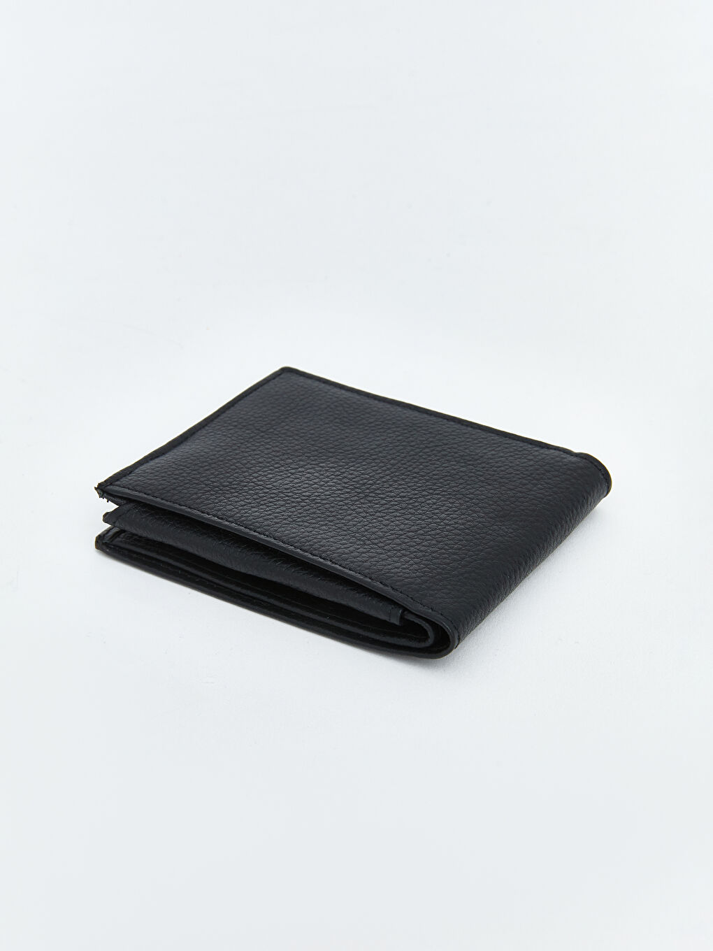 Siyah Deri Görünümlü Erkek Cüzdan-2