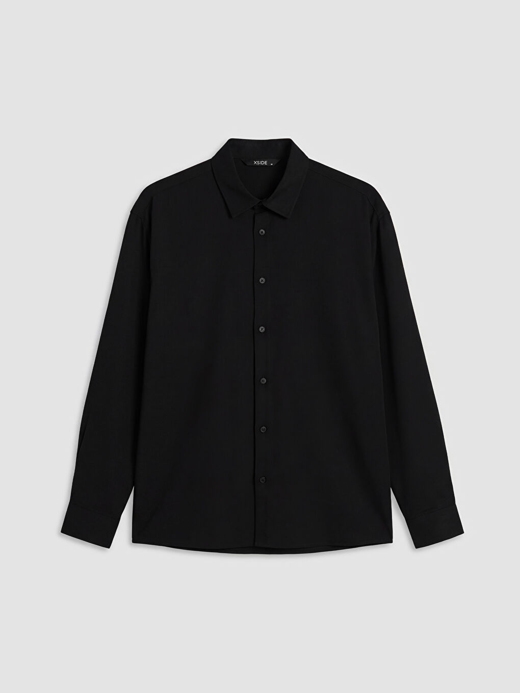 Siyah Regular Fit Erkek Gömlek