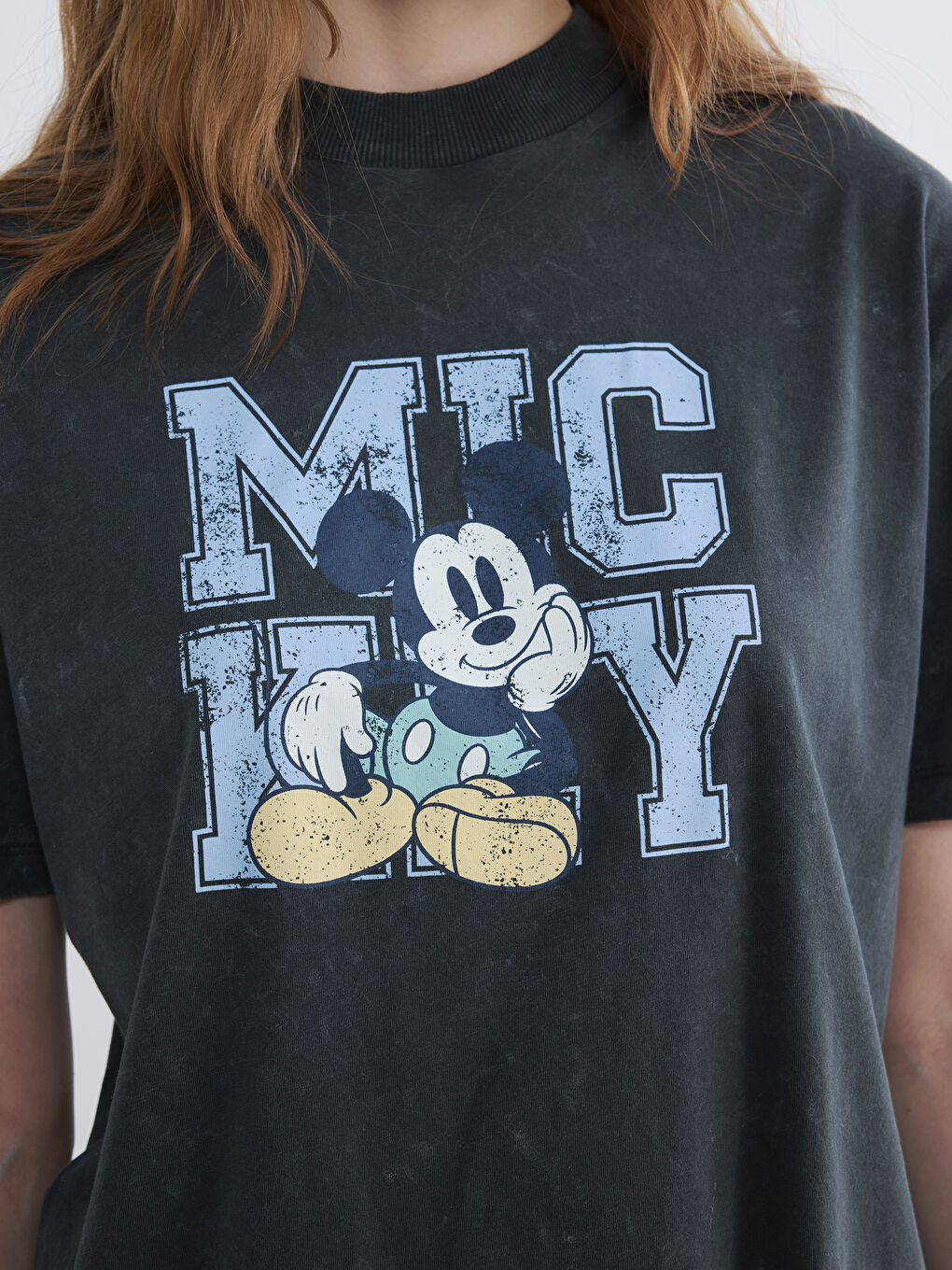 Mickey Mouse Printed Women's T-Shirt-2