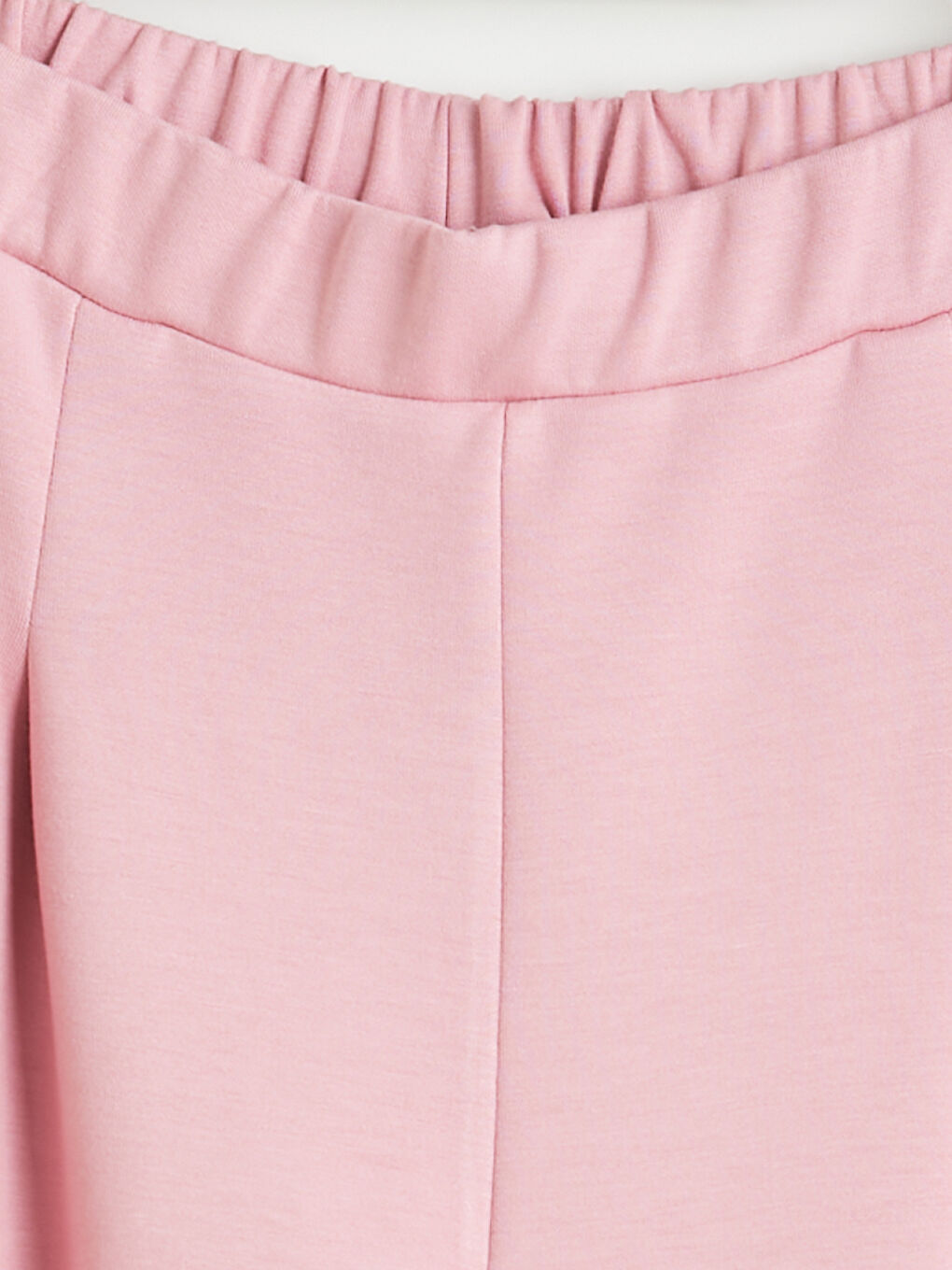 Pembe Geniş Paça Soft Touch Kız Çocuk Eşofman Altı-2