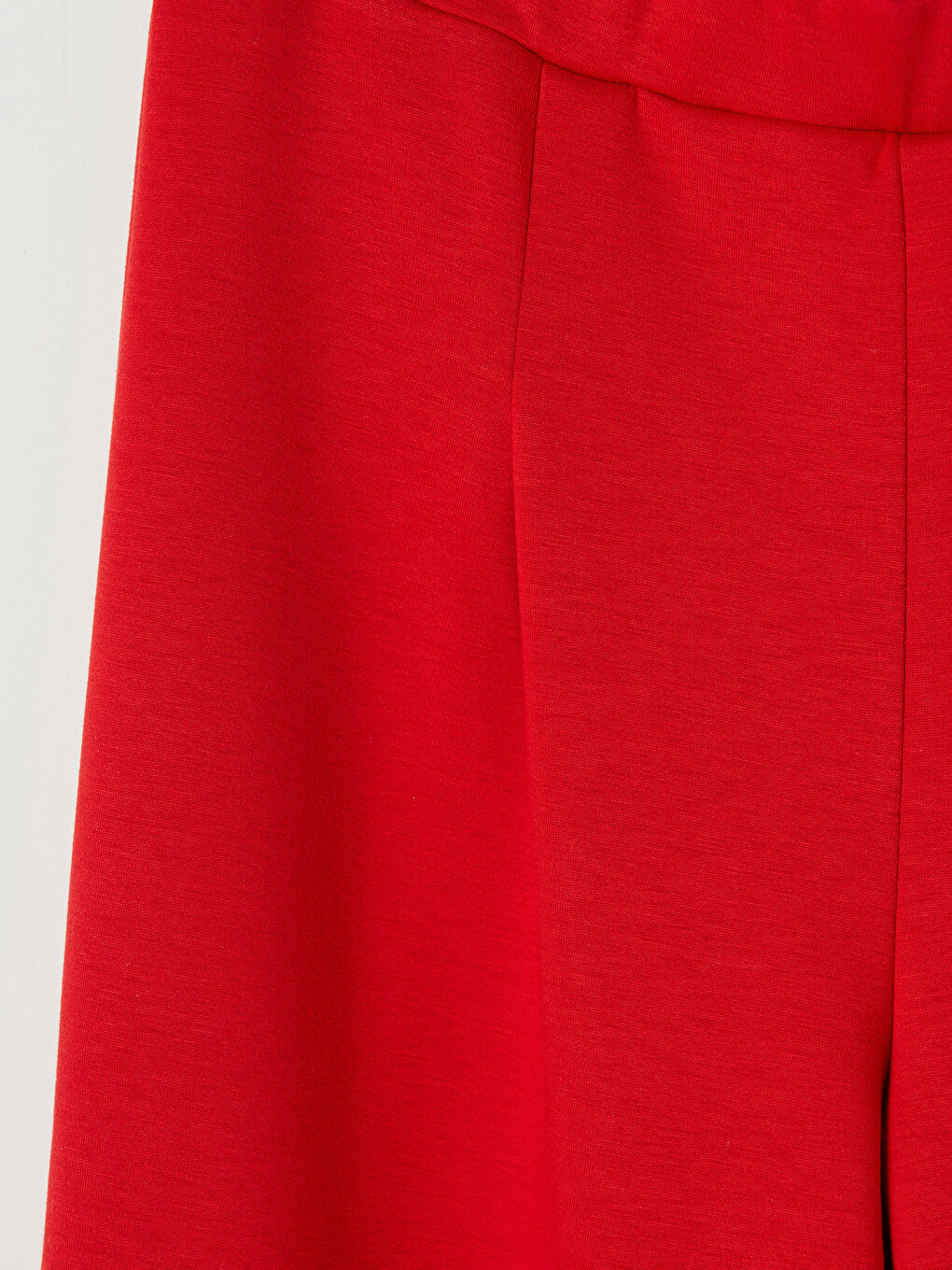 Kırmızı Kız Çocuk Geniş Paça Soft Touch Eşofman Altı-2