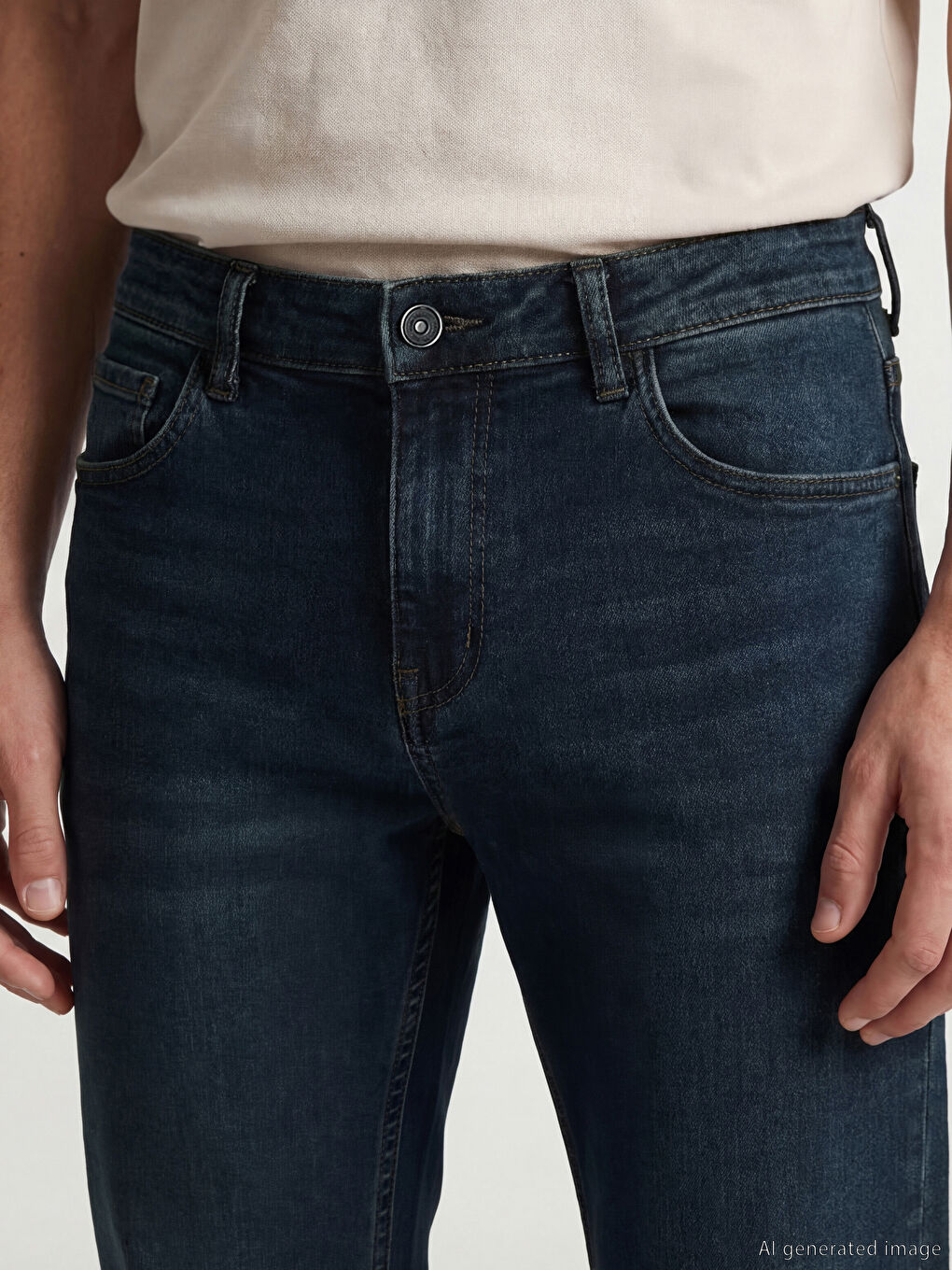 جينز 750 بقصّة ضيّقة للرجال-2