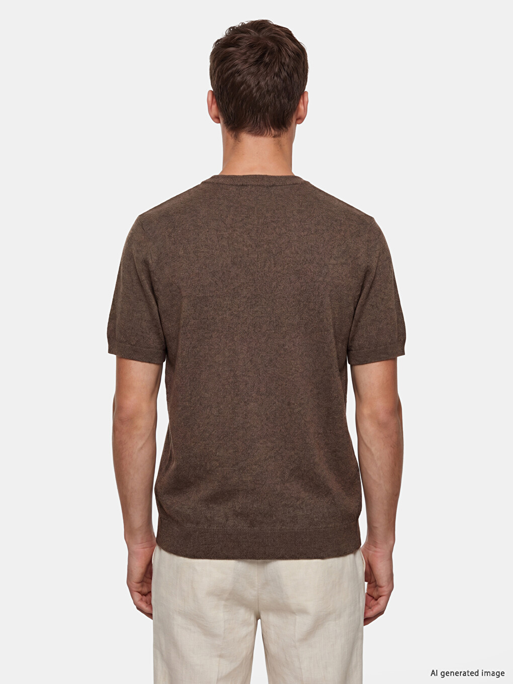 Crew Neck Regular Fit Men's Knitwear Sweater-3