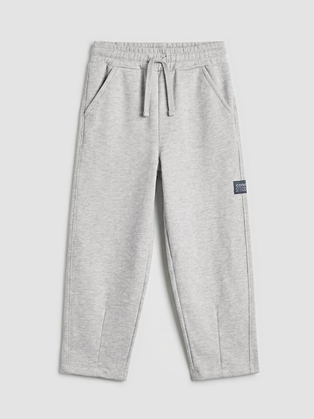 Gri Erkek Çocuk Kalın Eşofman Altı