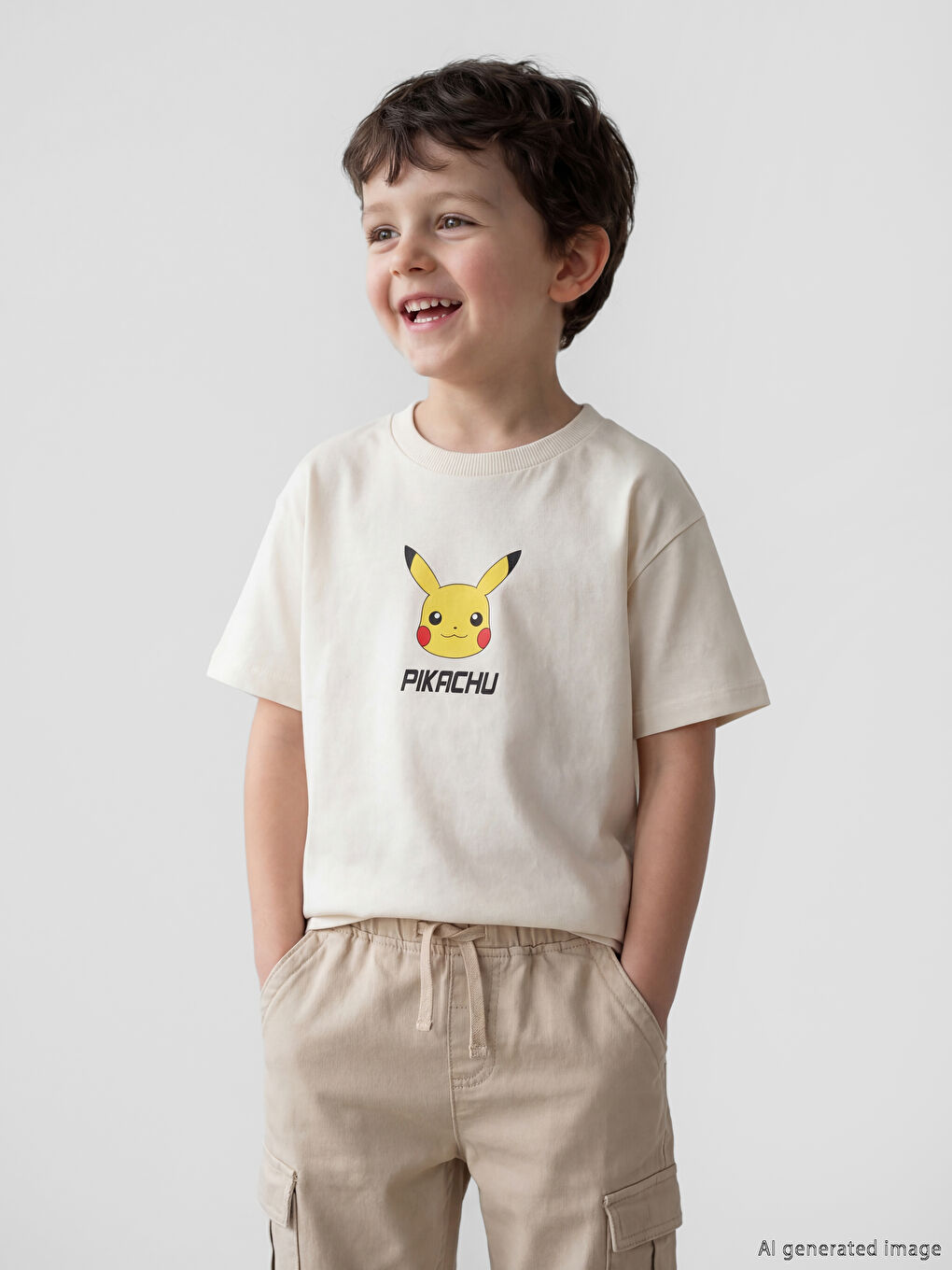 Pikachu Printed Boys' T-Shirt