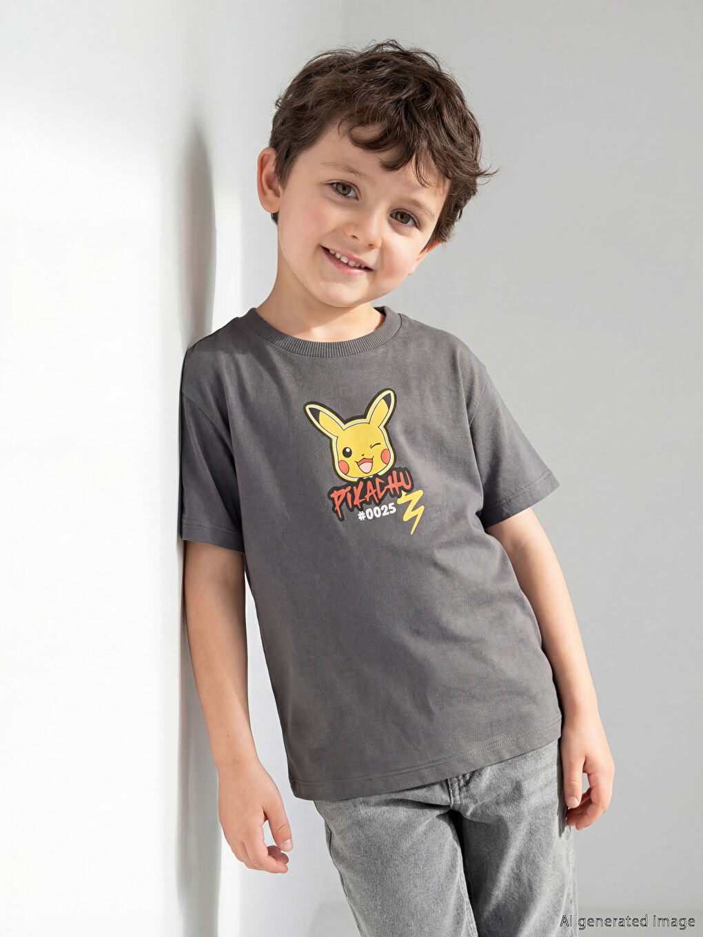 Pikachu Printed Boys' T-Shirt