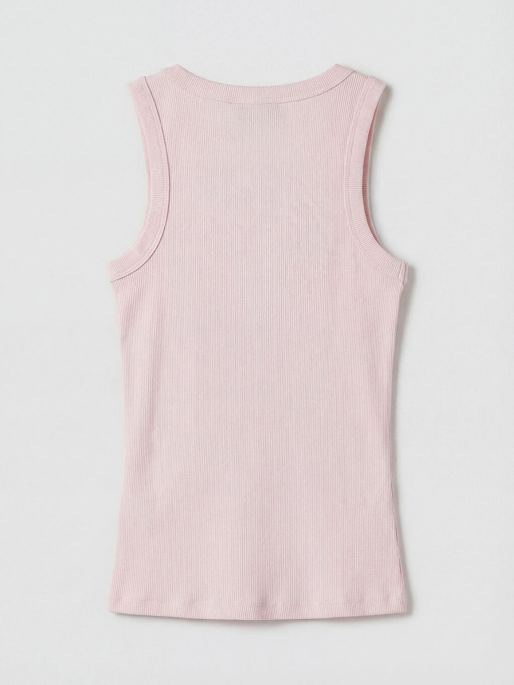 U-ს ფორმის დეკოლტე ქალის უმკლავო მაისური-5