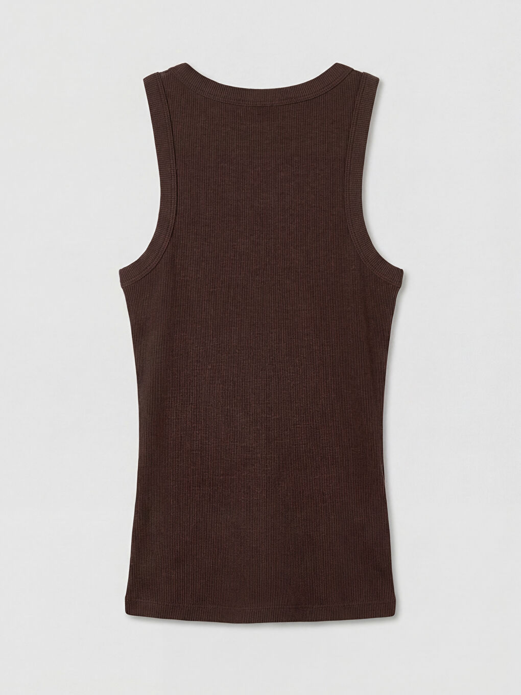 Kahverengi U Yaka Kadın Atlet-1