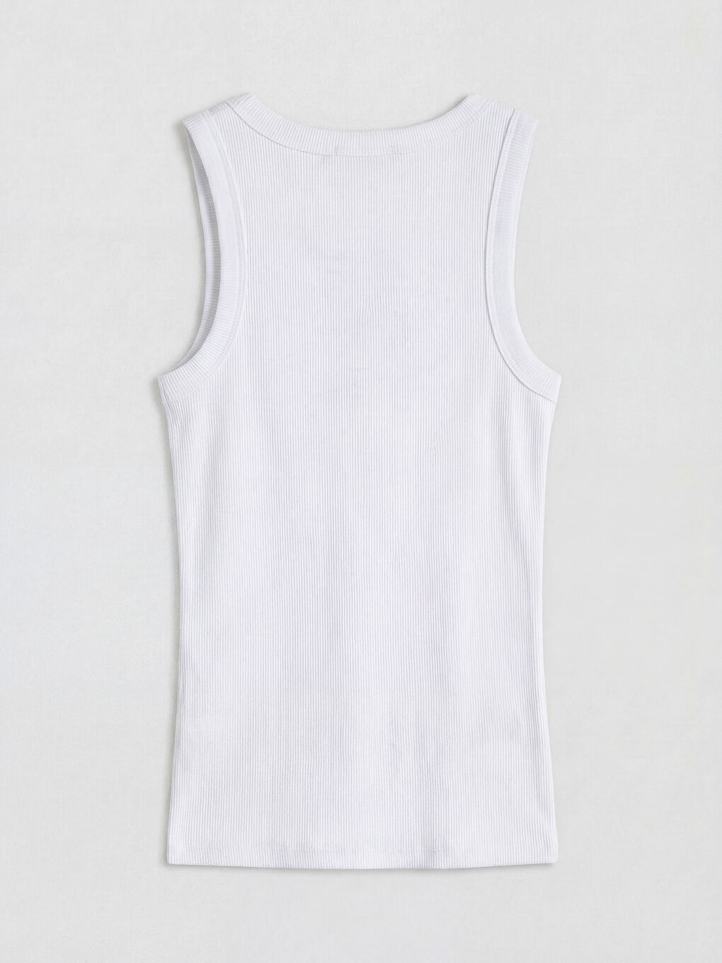 Beyaz U Yaka Kadın Atlet-1