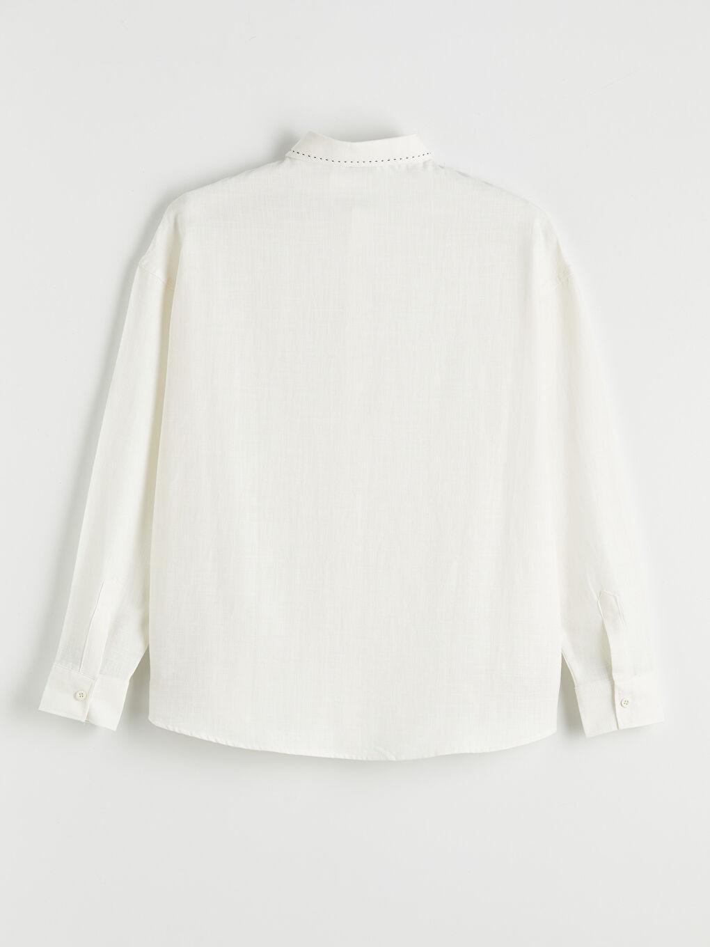 Ekru Regular Fit Erkek Gömlek-5