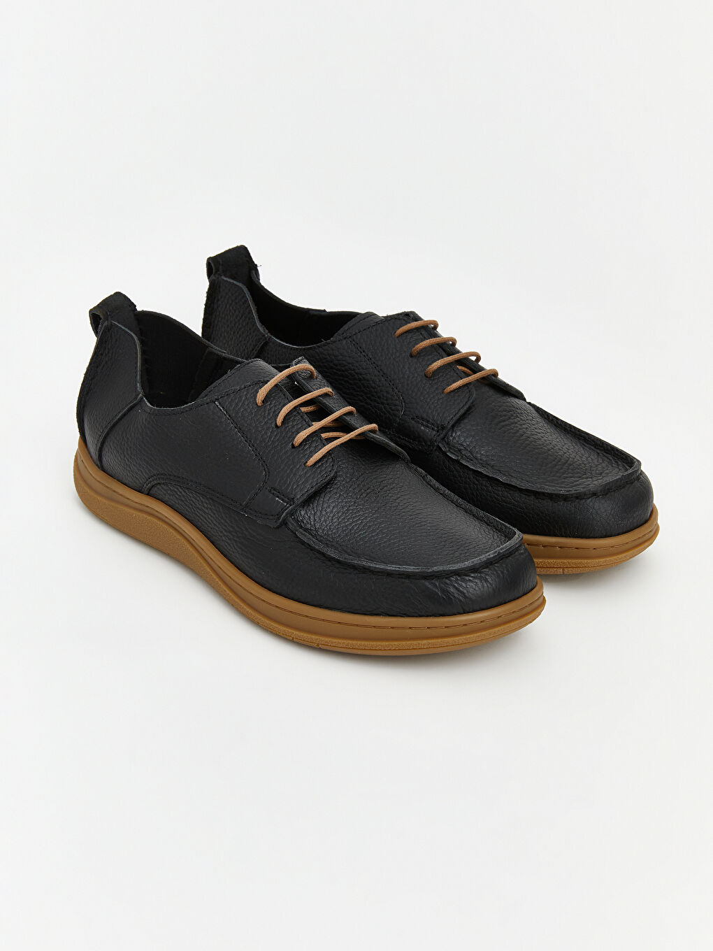 Siyah Hakiki Deri Erkek Klasik Ayakkabı