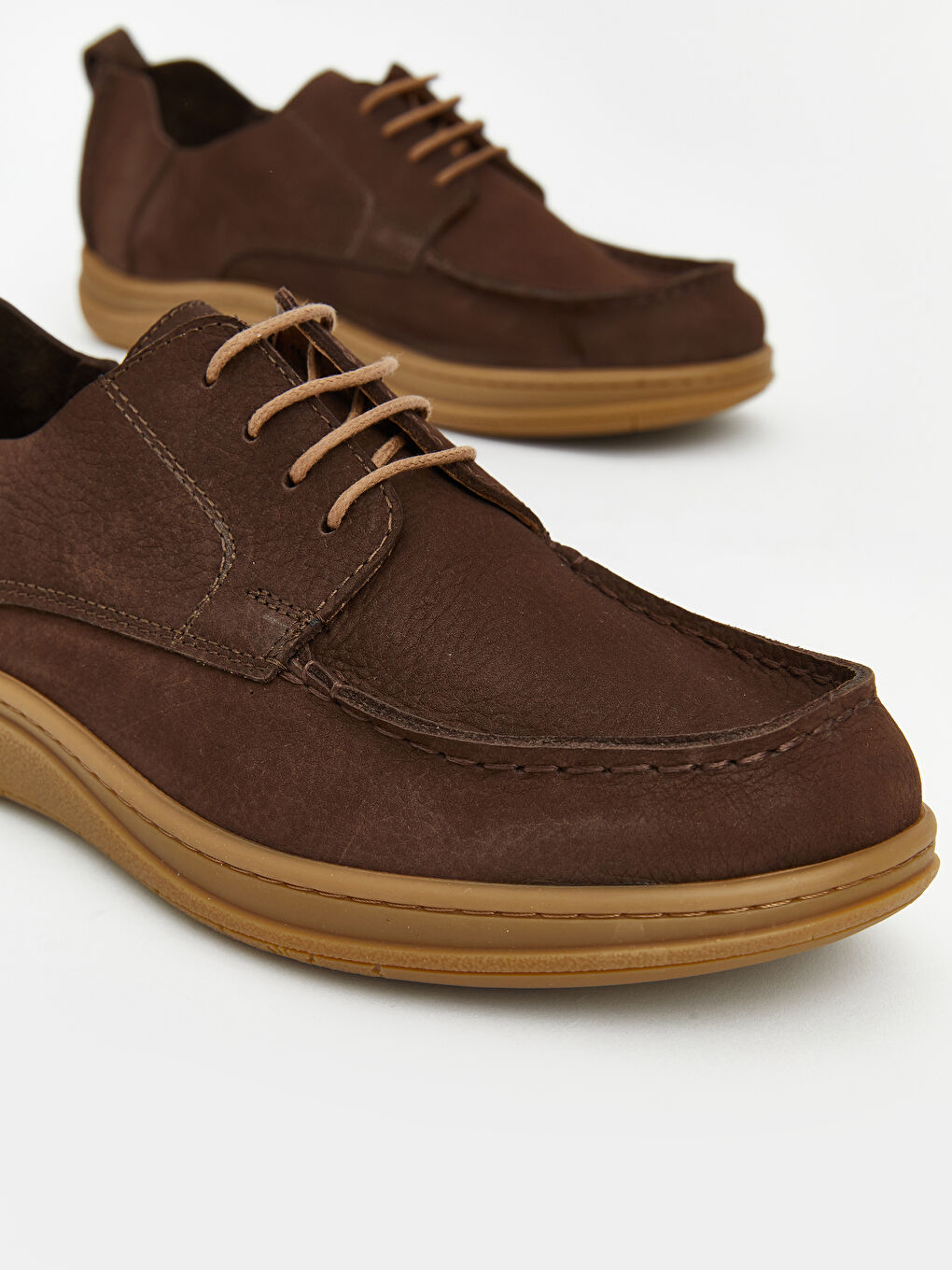 Kahverengi Süet Erkek Klasik Ayakkabı-2