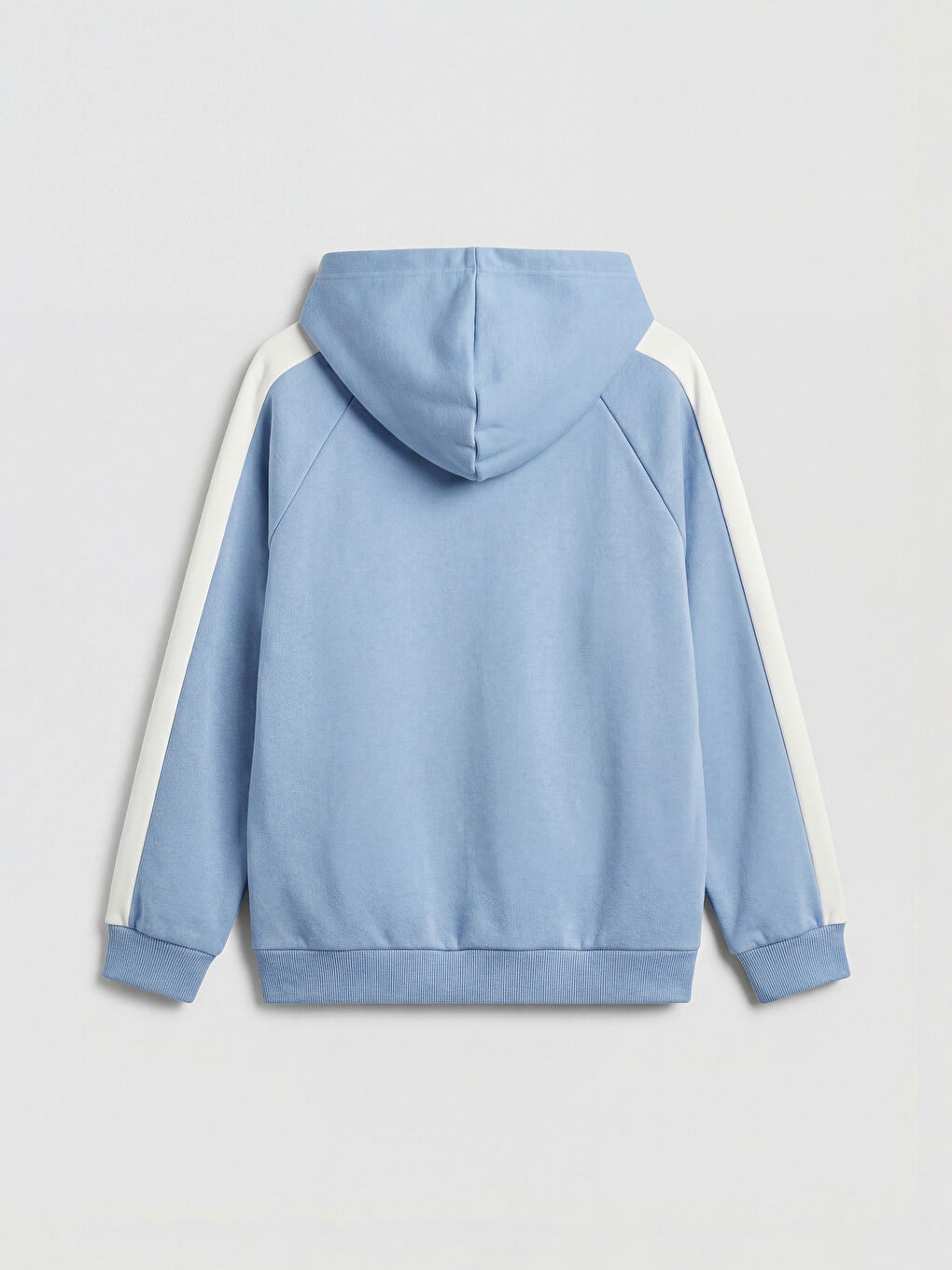 Mavi Kapüşonlu NYC Baskılı Erkek Çocuk Sweatshirt-1