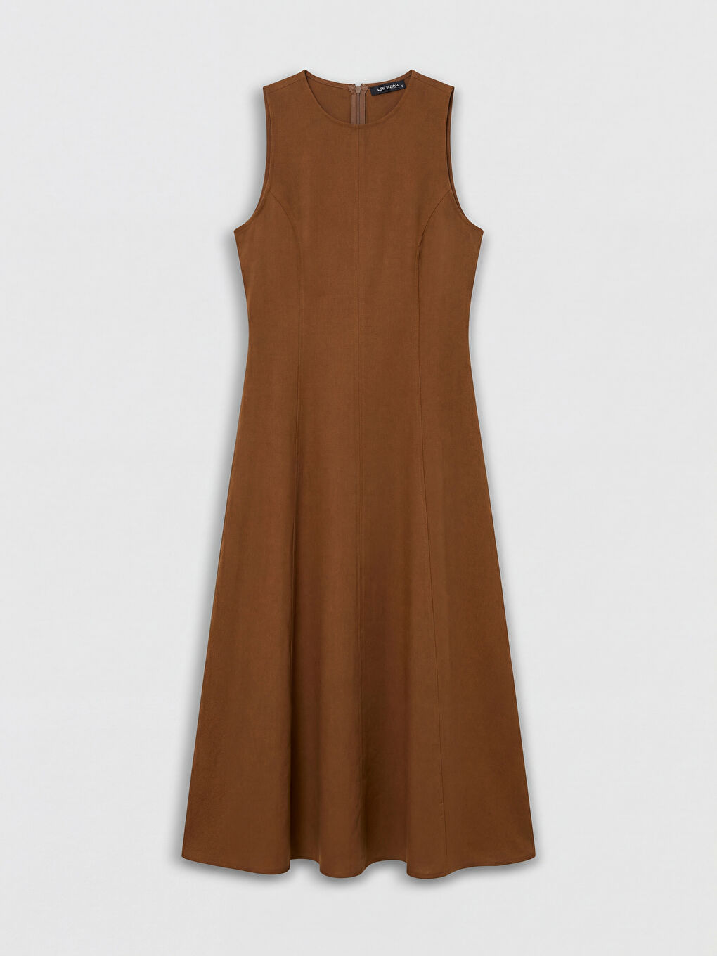 Sarı Bisiklet Yaka Peplum Elbise-3