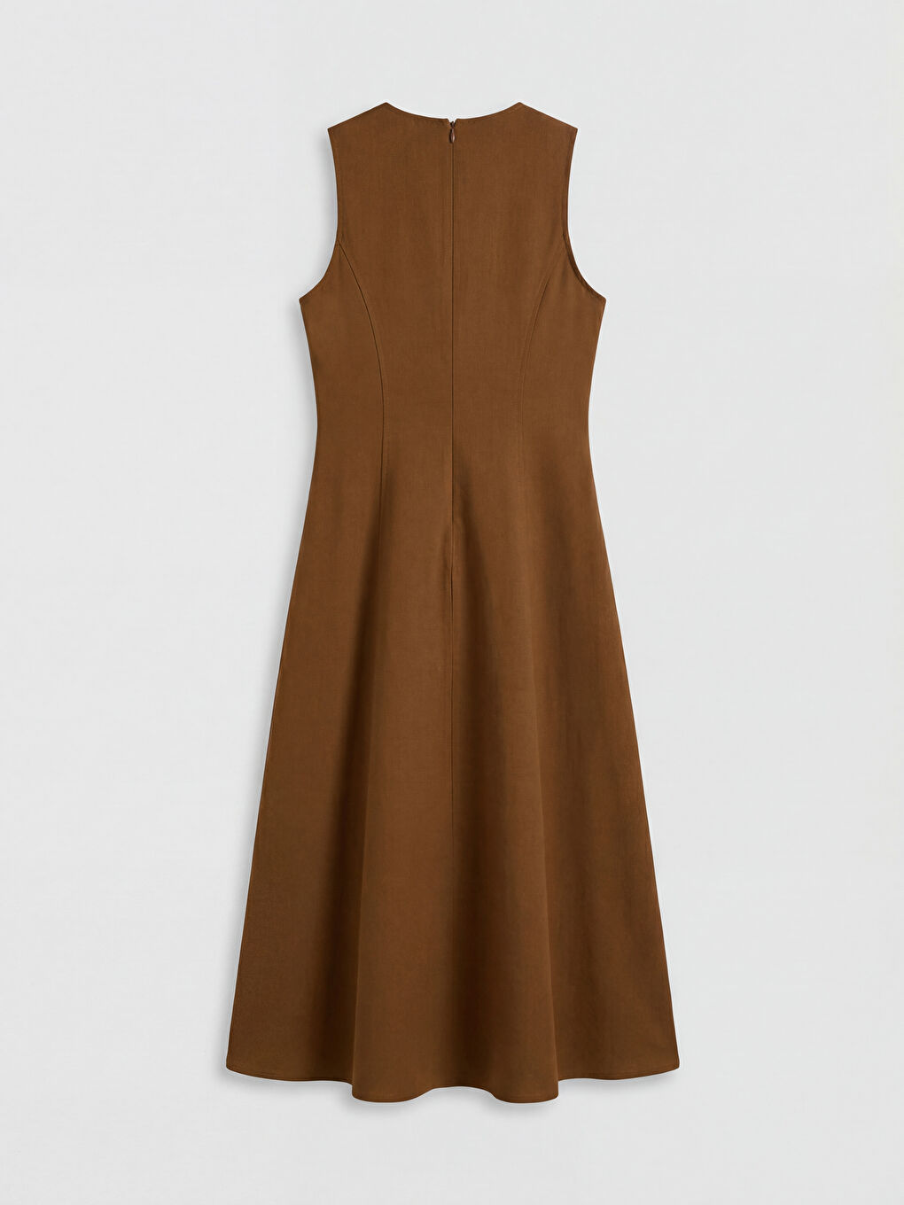 Sarı Bisiklet Yaka Peplum Elbise-4