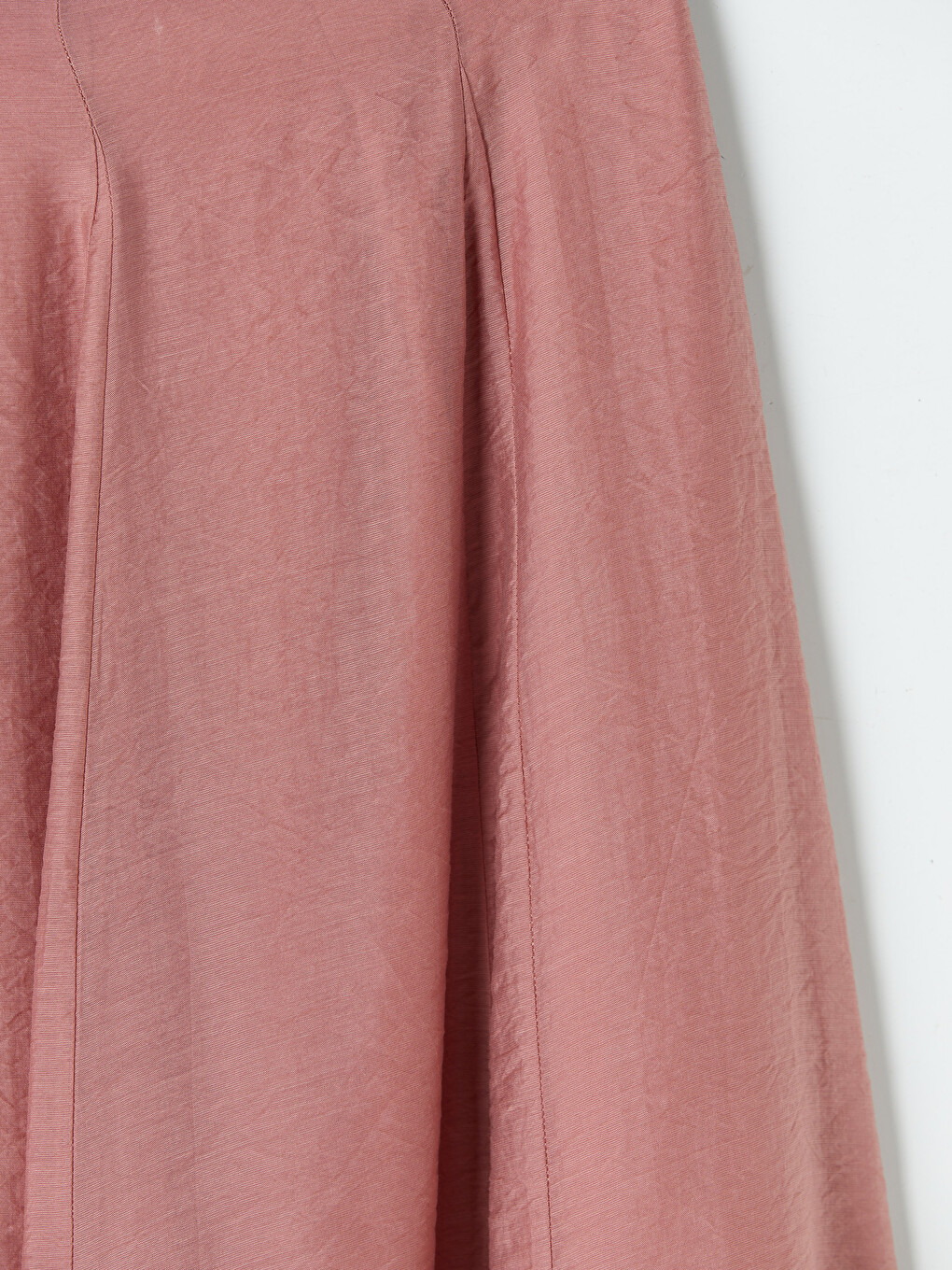 Waisted Zippered Flared Skirt-6