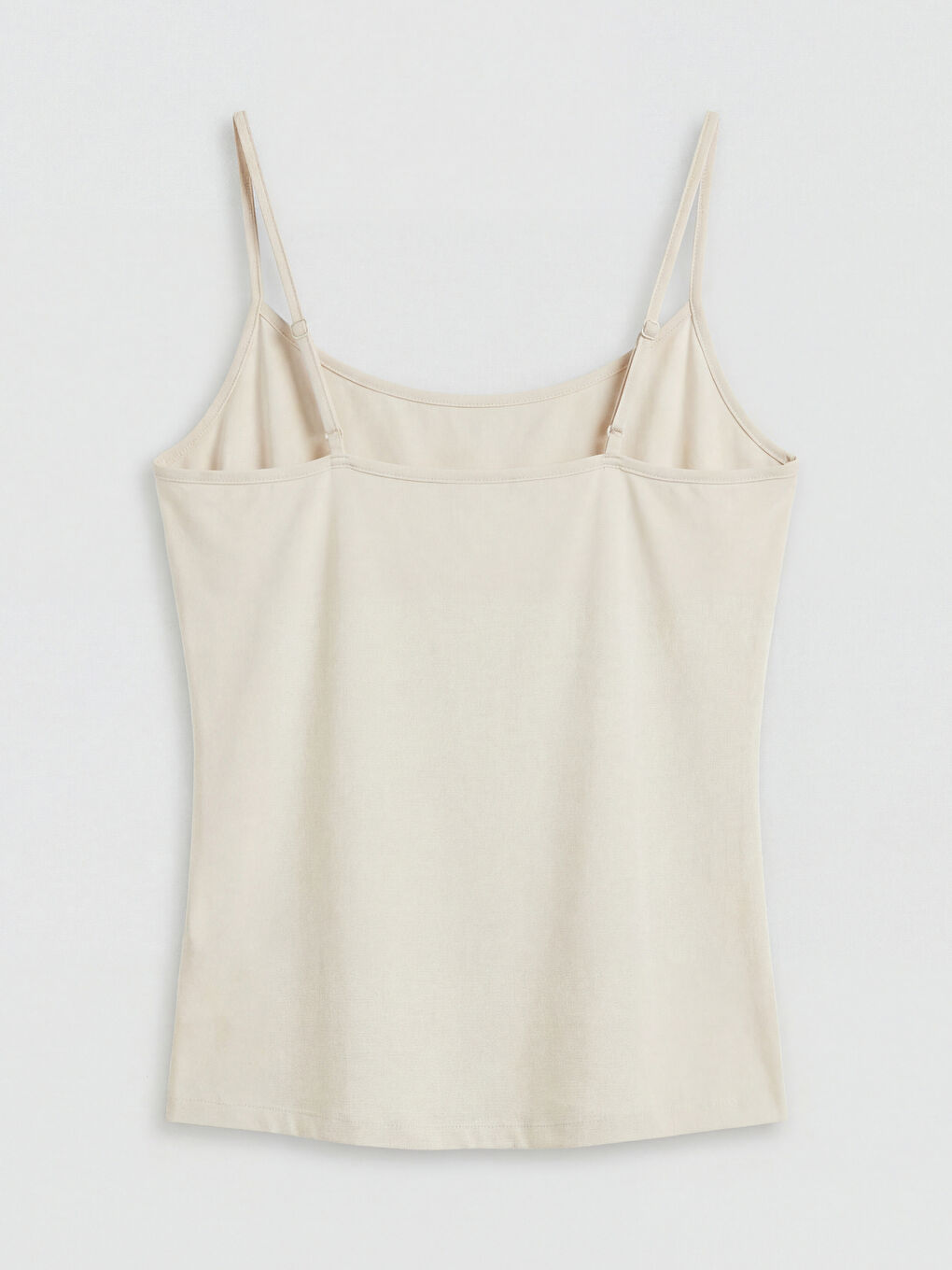 Gri U Yaka İp Askılı Kadın Atlet-1