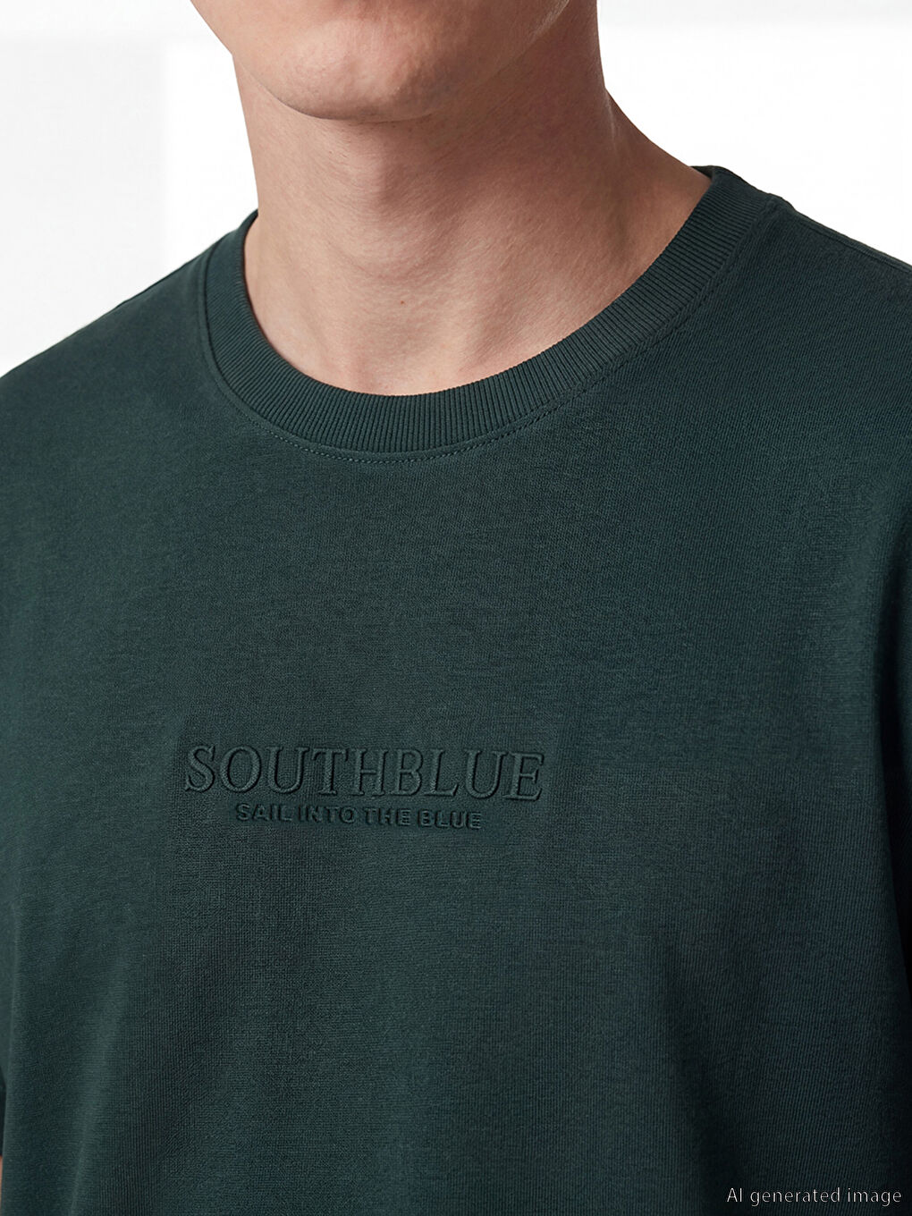 Crew Neck Interlock Men's T-Shirt-2