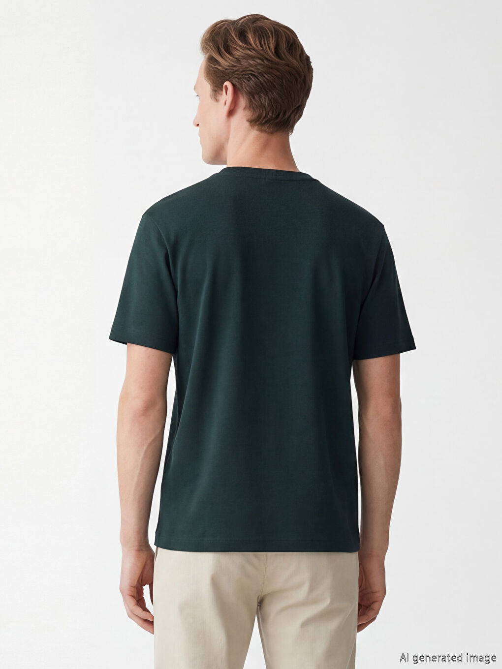 Crew Neck Interlock Men's T-Shirt-3